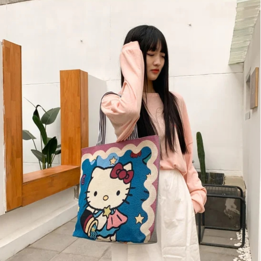 Hello Kitty Large Tote Bag purse - Picture 11 of 12